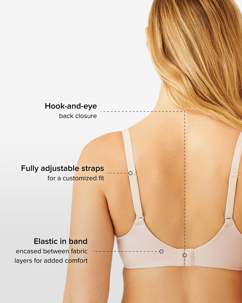 Wacoal Women's Elevated Allure Unlined Full Coverage Underwire Lifting Bra, 855336, Rose Dust, 36DDD - Image 3